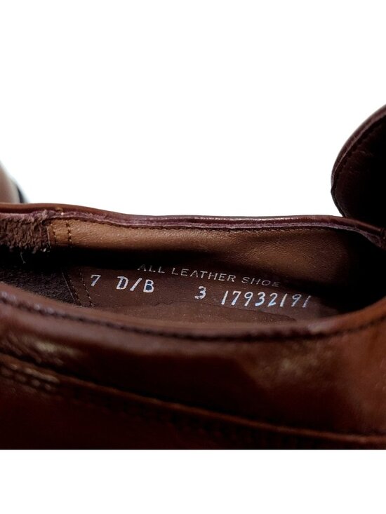 Stafford Comfort Plus All Leather Horsebit Loafers Leather Outsole Men 7 D/B VTG main image 11